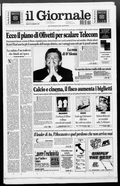 Il giornale : quotidiano del mattino